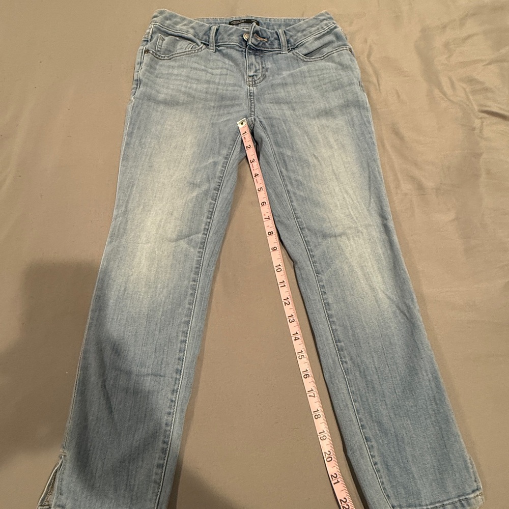 Simply Vera Vera Wang Light Blue Straight Leg Jeans
